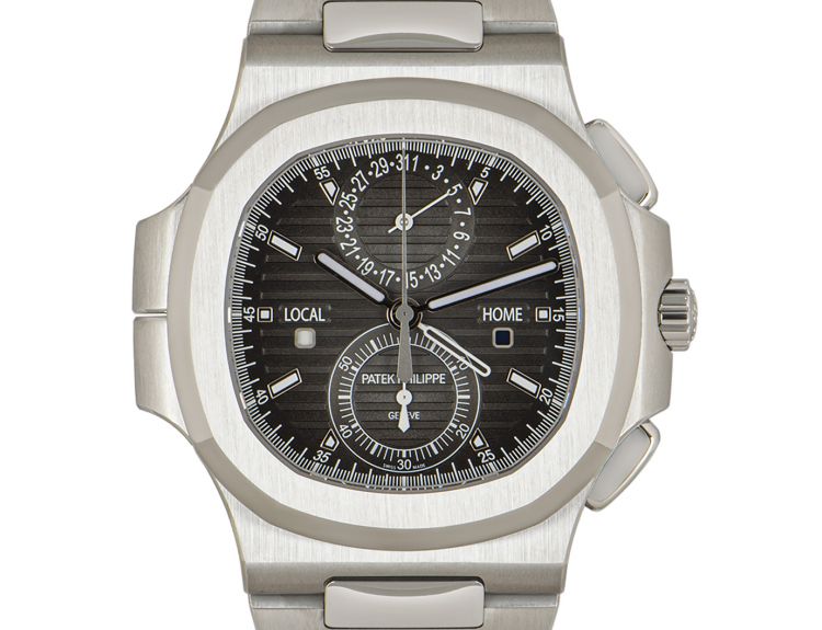 Patek Philippe Nautilus Travel Time Chronograph 5990 1A 001 Watch Centre