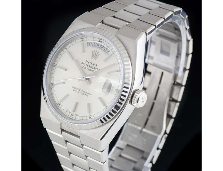Rolex Oysterquartz Day-Date White Gold 19019 | Watch Centre